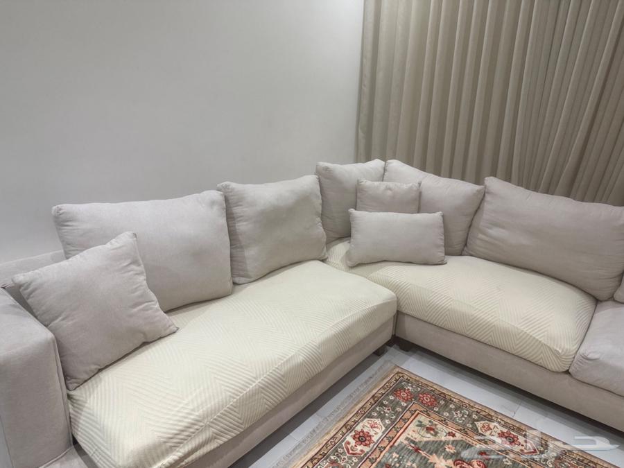 Semi-new Zawateen sofa, Al-Rajhi foam, first grade63739625937921111