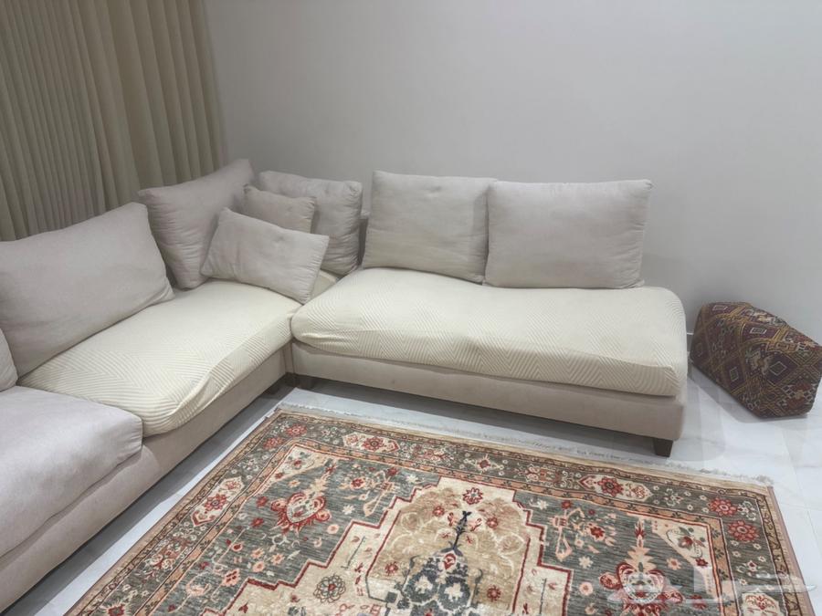 Semi-new Zawateen sofa, Al-Rajhi foam, first grade63739625937921112