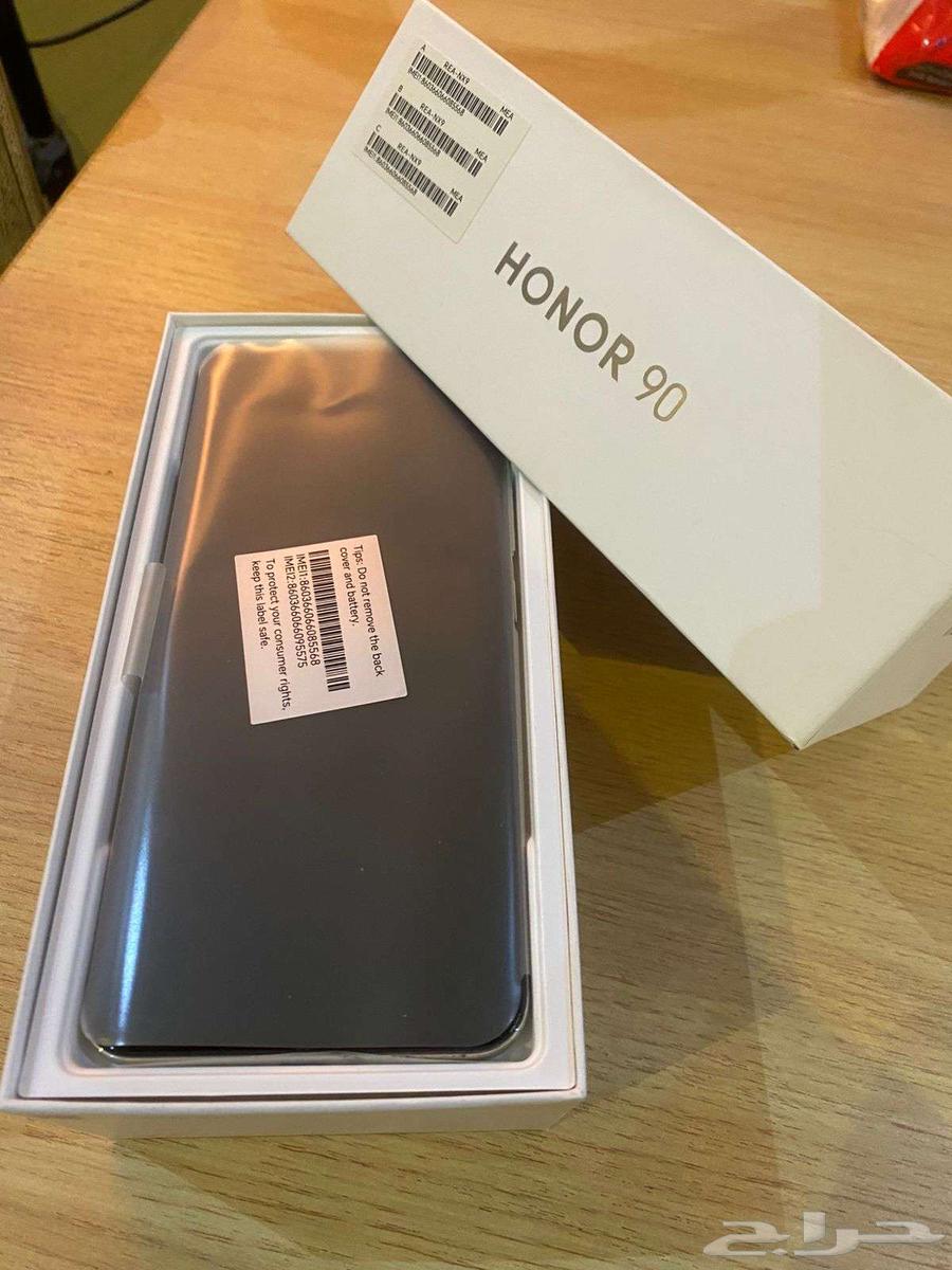 جوال هونر 90 نظيف مثل الجديد بالكرتون 5G 256GB63749043408898111