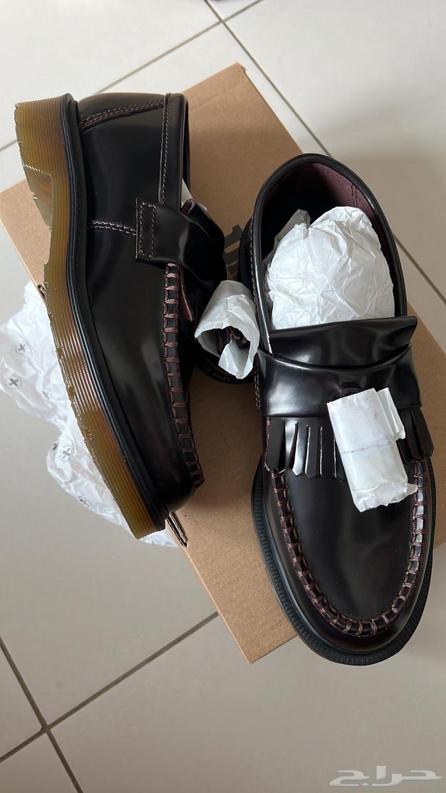 جزمة لوفر Dr martens Adrian Cherry loafers63745729953153110