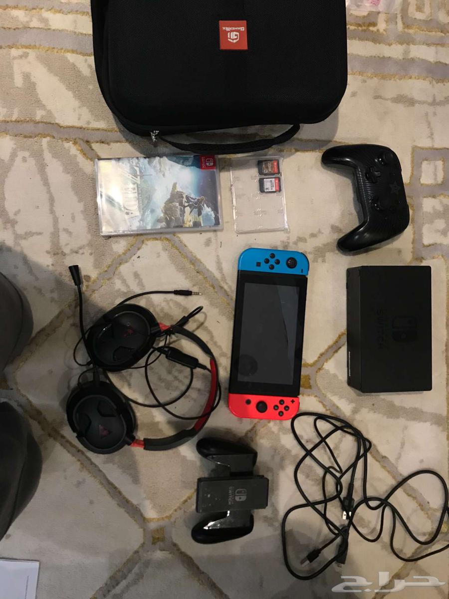 بيع عاجل لجهاز نينتندو سويتش v1 بحاجة إلى استبدال البطارية63761999931010110