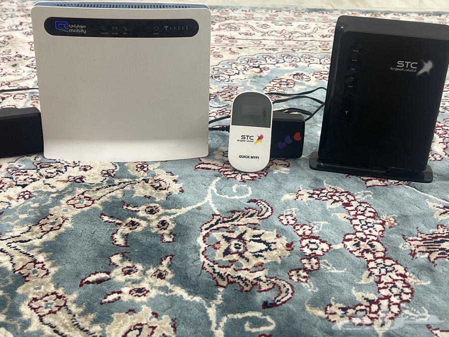 Routers for sale STC and fixed and mobile Mobily63751382540545110