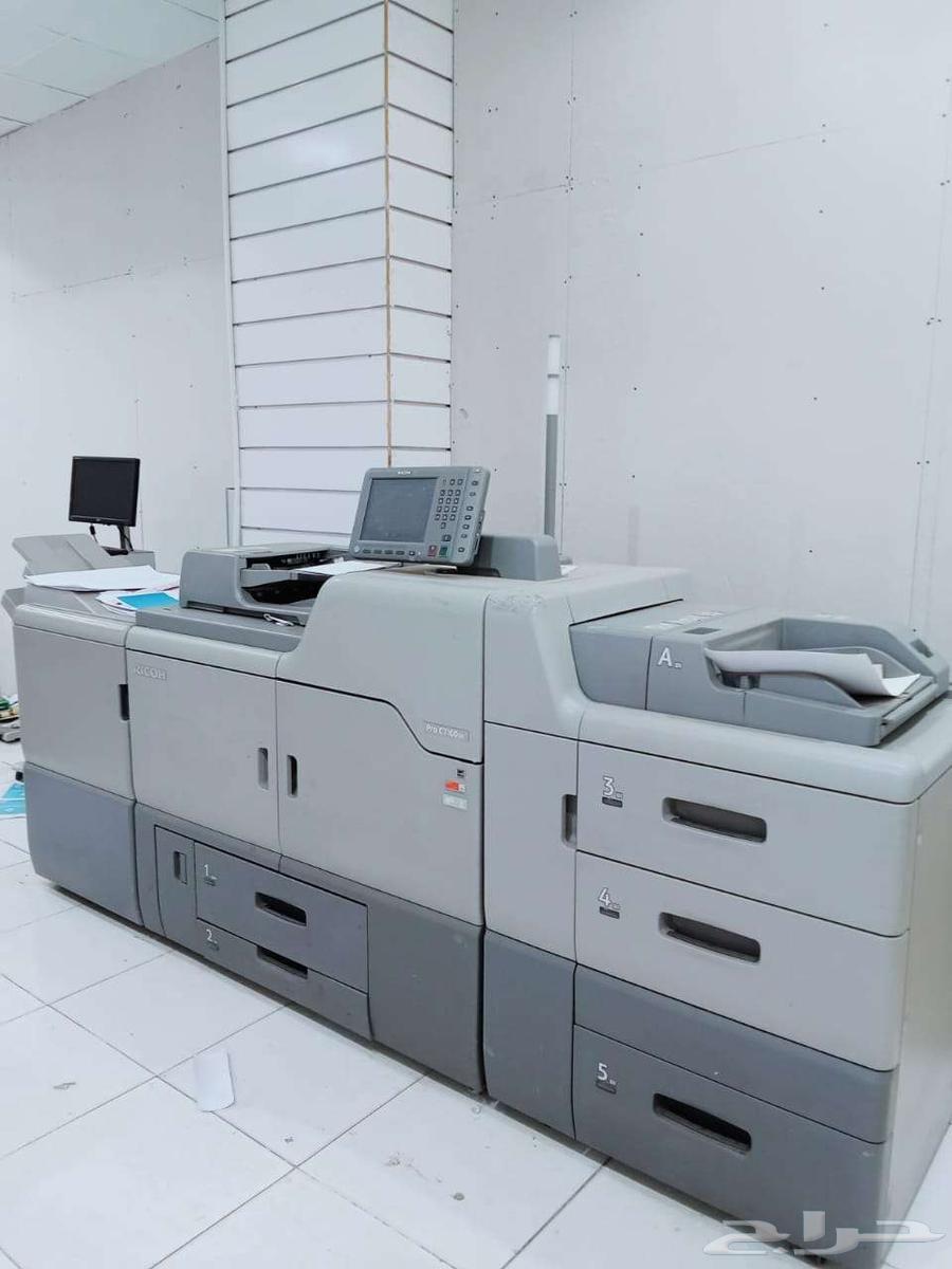 طابعة ريكو 7100 Ricoh proc7100 خمسة الوان مع طابعتين ملونه63773133675137111