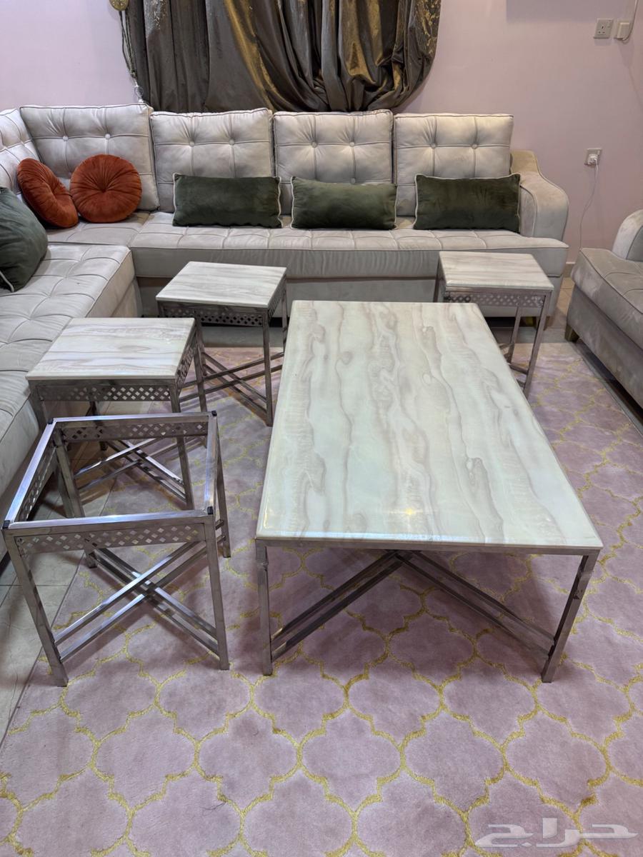 Floor seating set, marble table, and service tables for sale63771689762946111