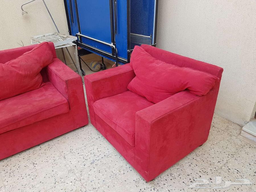 طقم كنب 7 أشخاص قديم (للمحتاج مجانا)63765946587394112