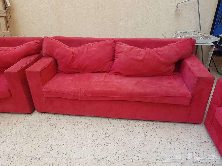 طقم كنب 7 أشخاص قديم (للمحتاج مجانا)63765946587394111