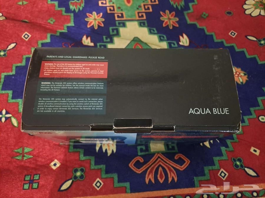 جهاز 3DS الأصلي ازرق مع كامل أغراضه مستعمل للبيع63822019580290112