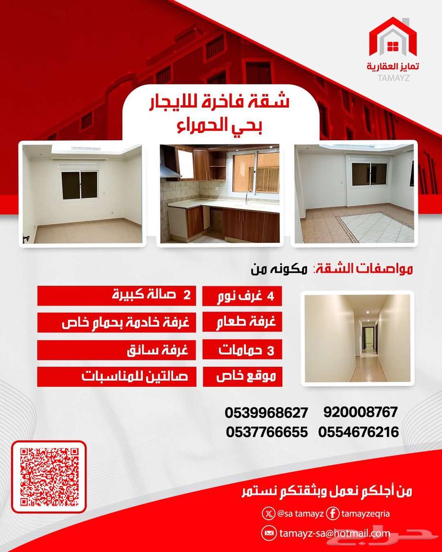 شقة للإيجار