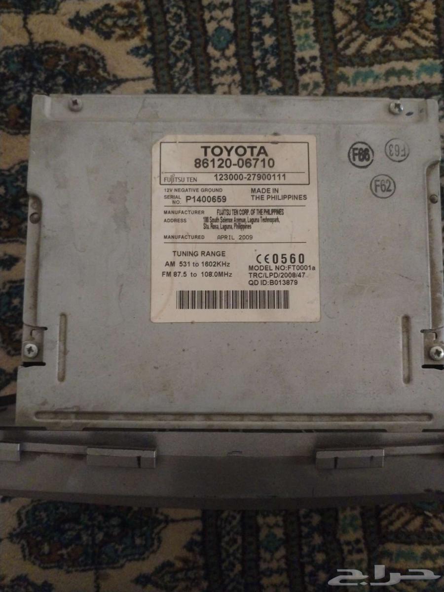 للبيع مسجل افالون كامري و اوريون من مديل 2007 الى 201164216527213442110