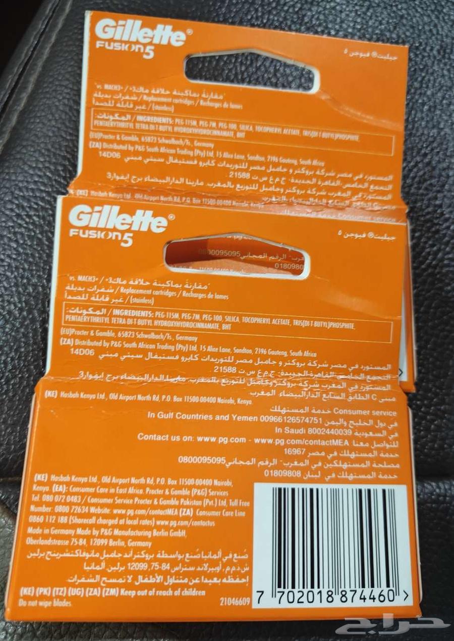 شفرات حلاقة جيليت فيوجن 5 fusion64054258429826111