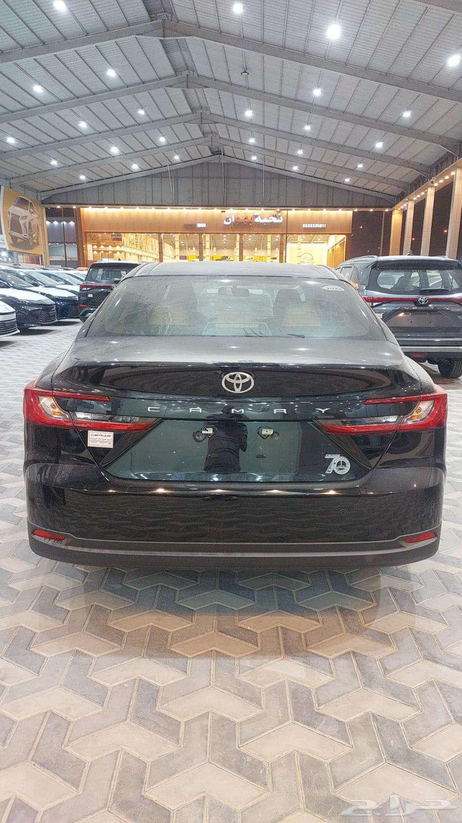 تويوتا كامري بنزين 2025 وارد الساير اسود64348232304899112