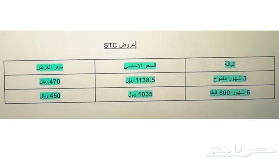 عروض بيانات موبايلي و stc64120591077377110