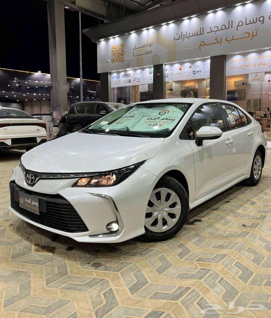 عرض خاص تويوتا كورولا 2.0 استاندر موديل 2025 بطاقه جمركيه64366775811203111