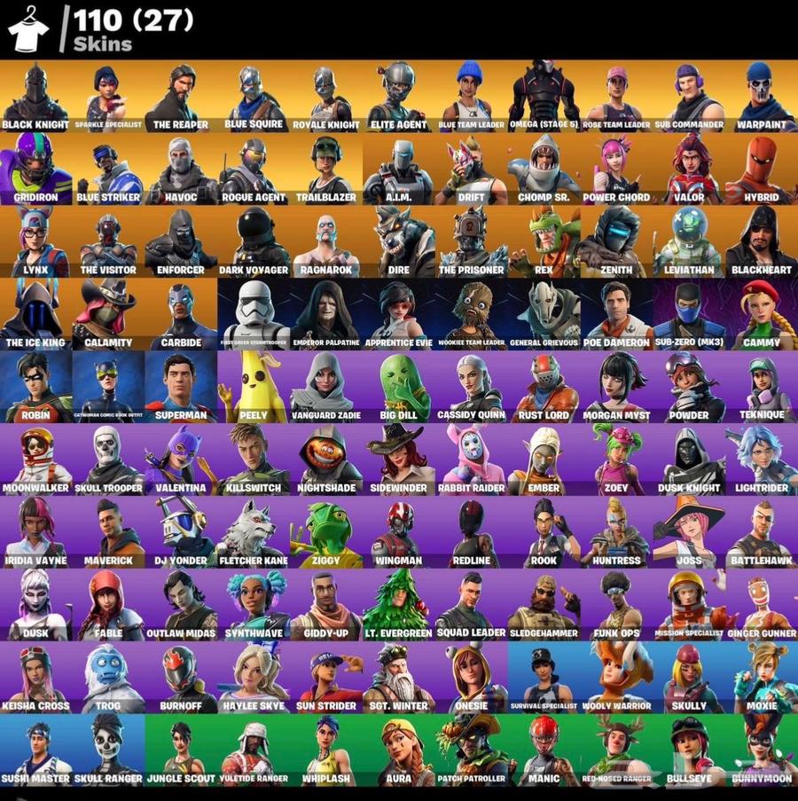 Rare Fortnite accounts, demon, and others for sale at the cheapest prices64141538796034111
