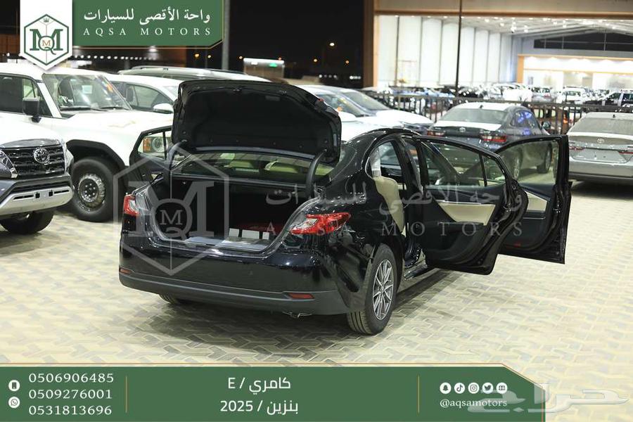 كامري E ستاندر اسود بنزين 2025 اقل سعر كاش واقساط64381643994369112