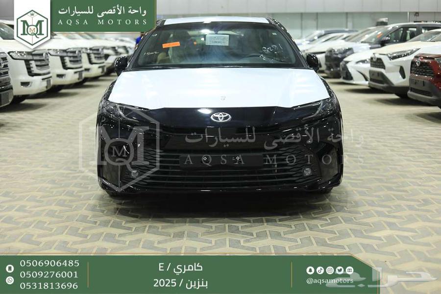 كامري E ستاندر اسود بنزين 2025 اقل سعر كاش واقساط64381643994369110