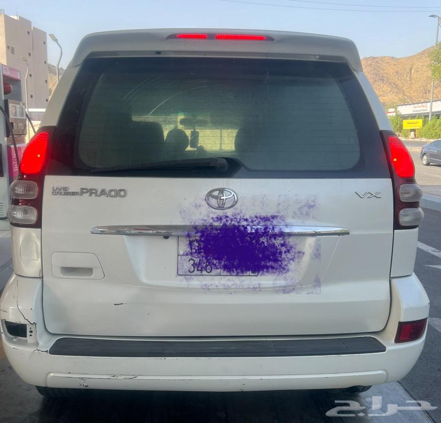 For sale or exchange, a six-cylinder VX Prado with a distinctive license plate64376006034435111