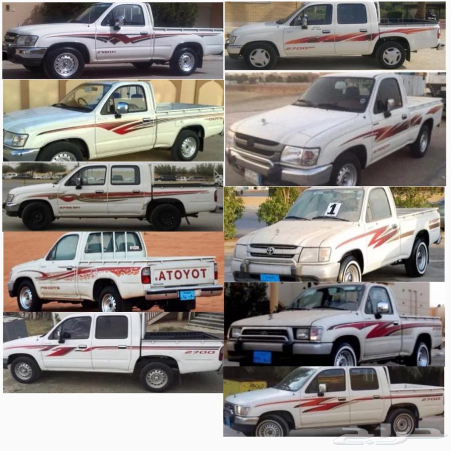 خط خطوط شطرطون هايلكس 1998-2005 اصلي 3M صيني64379413914498110