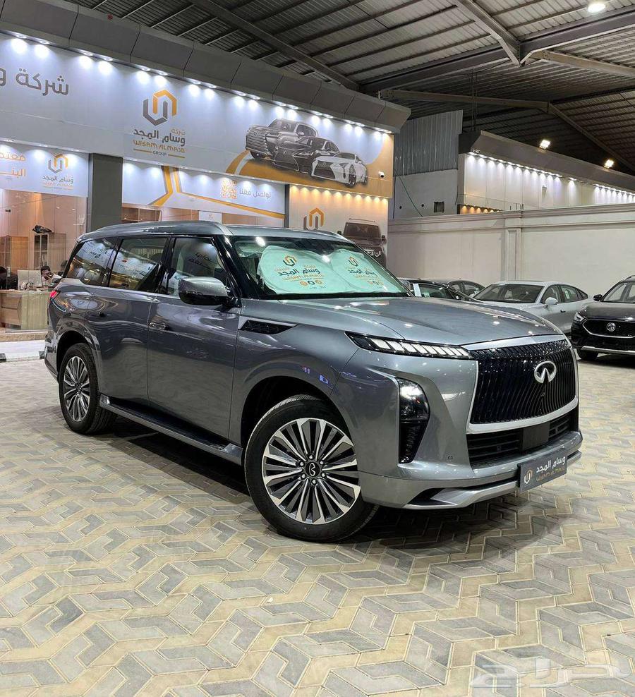 عرض خاص انفنتي SENSORY QX80 تيربو3.5 موديل 2025 بطاقه جمركيه64374729645442110