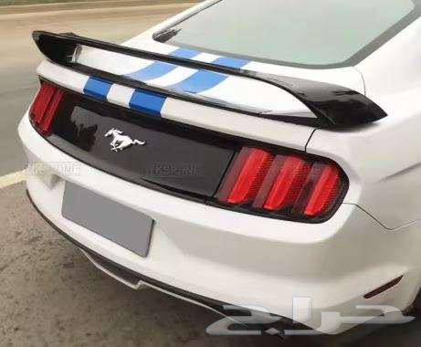 جناح لفورد موستنغ GT350 2015 2016 2017 بلاستيك اسود لامع64391188180353111