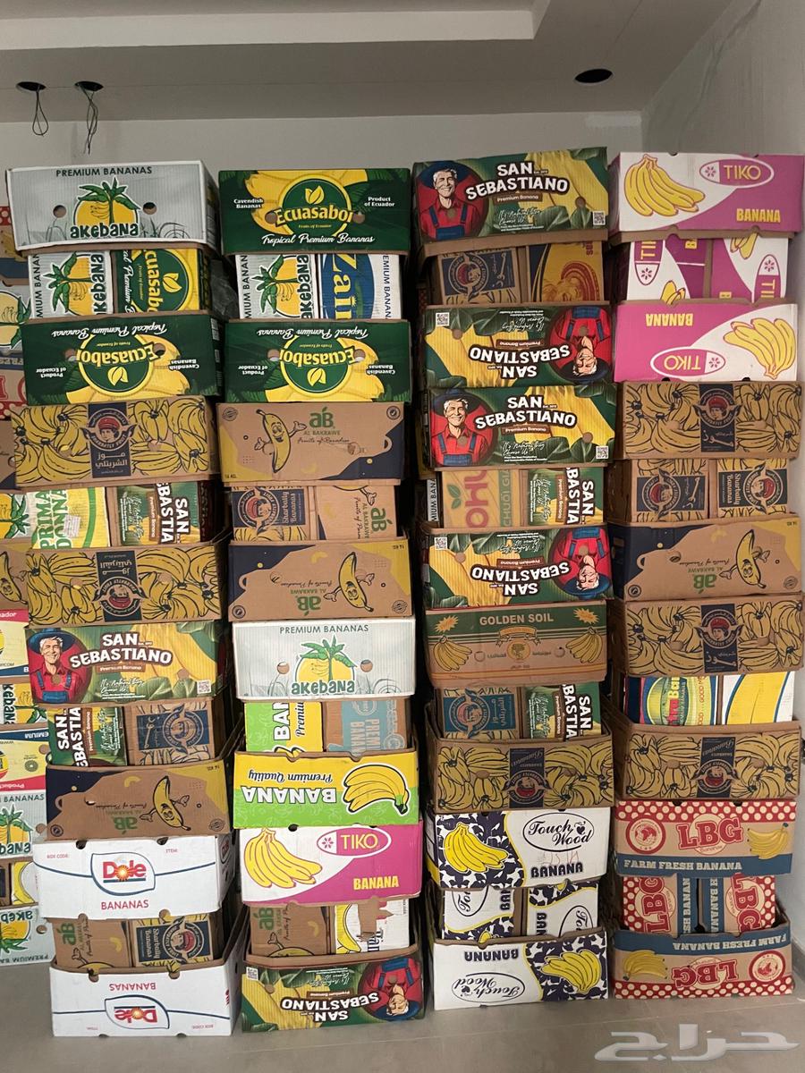 كراتين موز نضيفة بعد بيع الموز64222773984897111