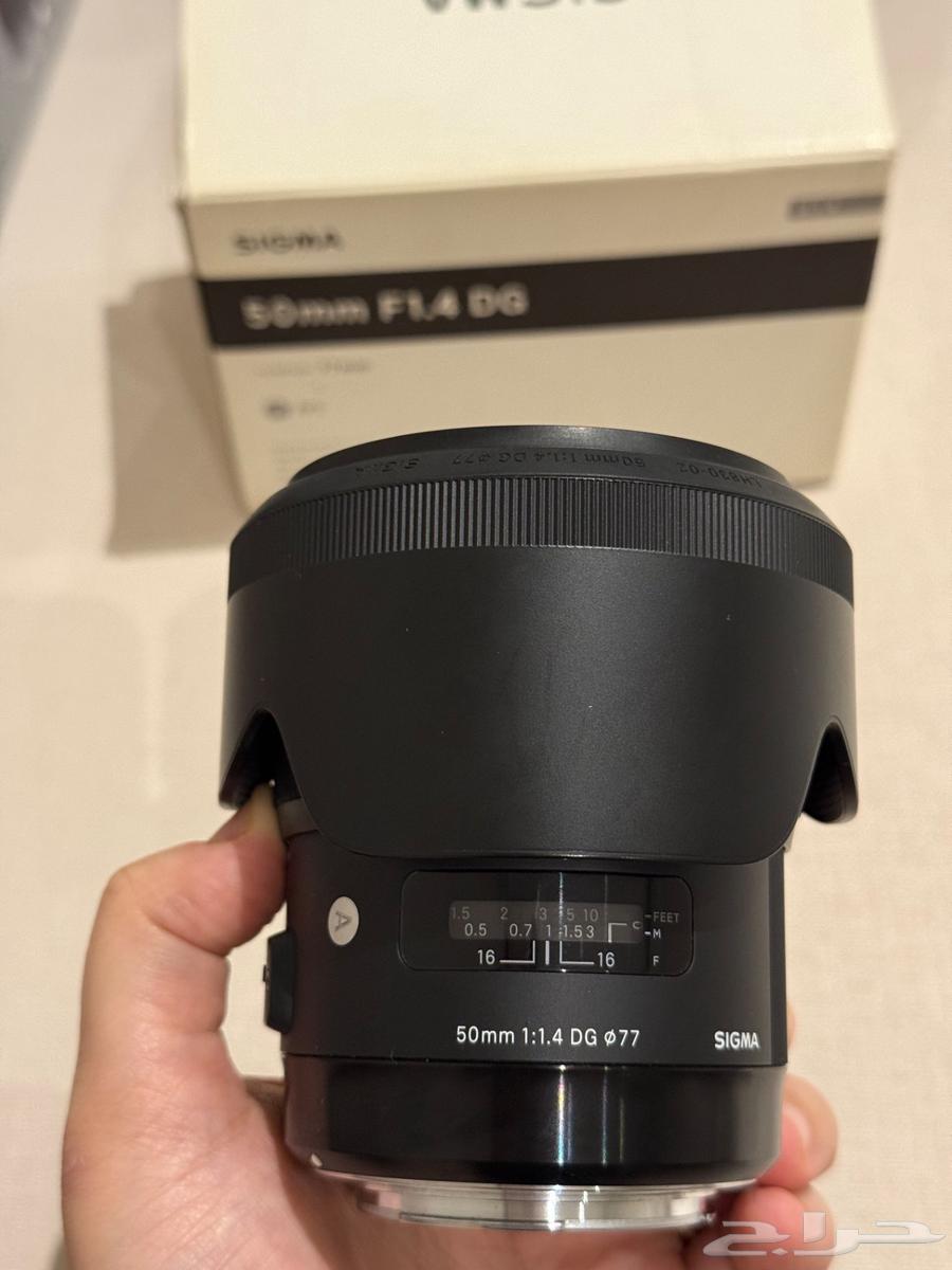 كاميرا كانون 5D iv   عدسة. سيجما 50mm 1.464229479587203114