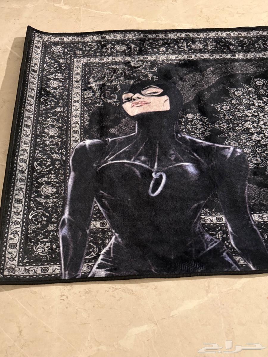 Cat and Man Wall or Floor Carpet64210660691202110