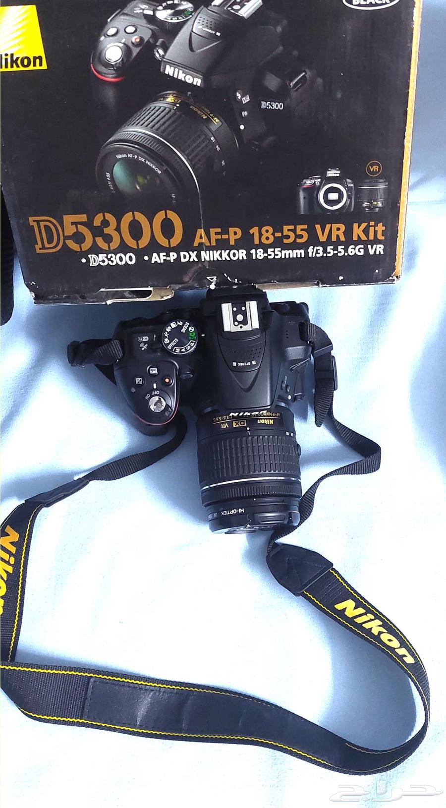 كاميرا نيكون D5300 (حالة ممتازة)64225193891586111