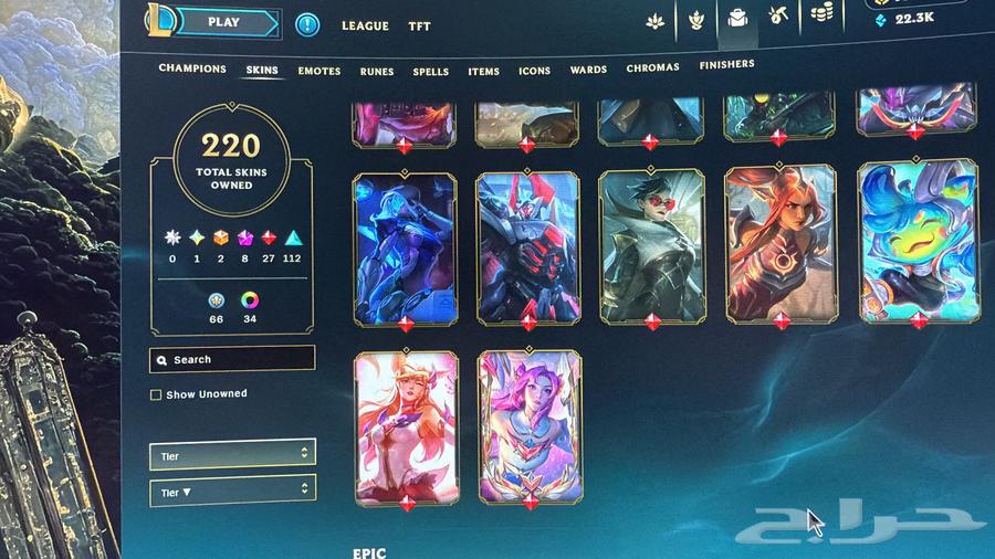 حساب ليق اوف ليجيند league of legend Fracture Jinx64212962392962111