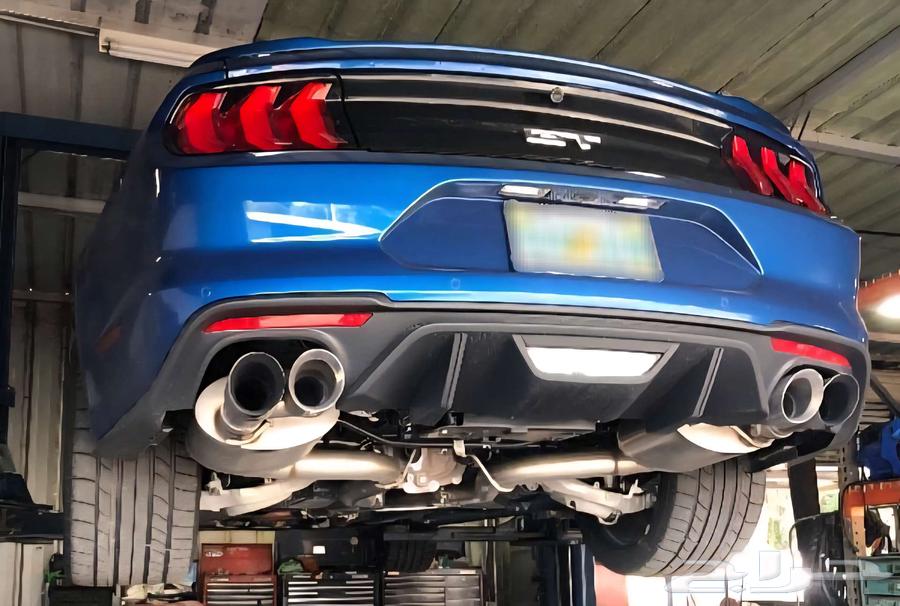 (Set) Double Exhaust Tips (Side Inlet - S Shape Cut)64405888566147111