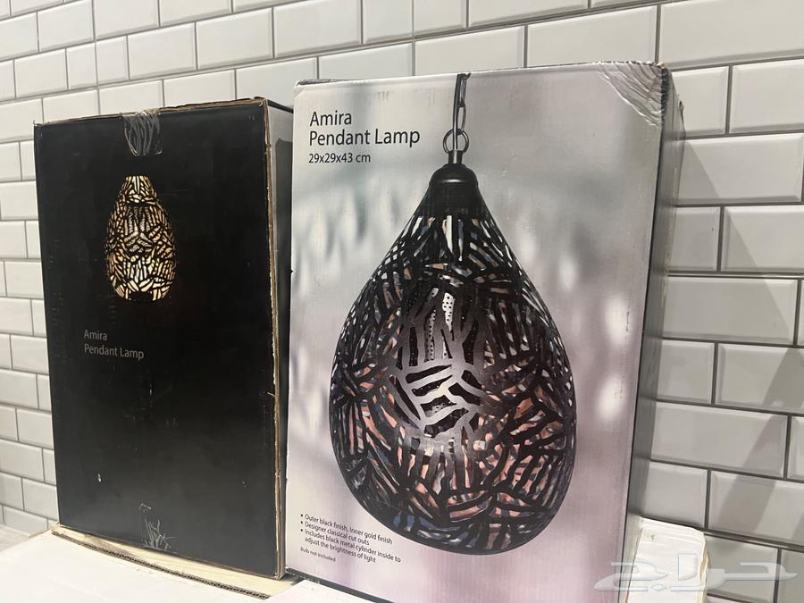 لمبات سقف لون اسود اضاءه خفيفه من هوم سنتر64226570050049110