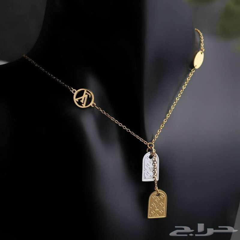 سلسال لويس فيتون جودة عالية لون ذهبي64234619966850110