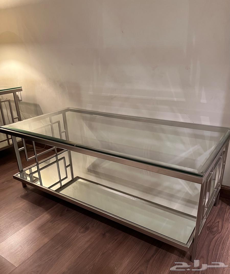 طاولة قهوه زجاج ( مرايه )64255537242754111