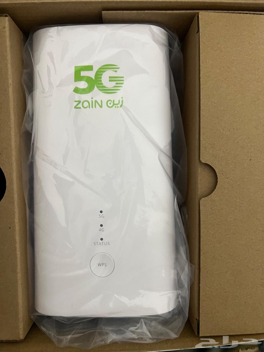 5G CPE Router 5 from Zain, New, Works with All SIM Cards64243342683394111