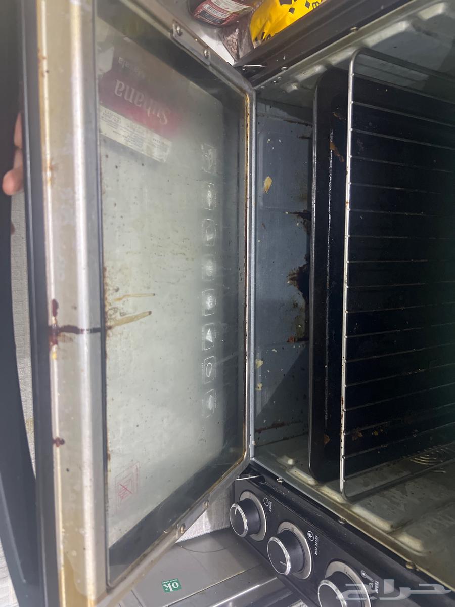 فرن كهرباء اسود مقاسه وسط ماركة alc   45 لتر   2000 واط64253000571267110