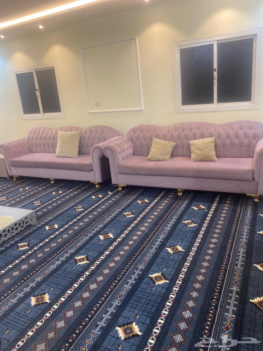 Three clean new pieces, two long and one small, enough for a living room64258540742403111