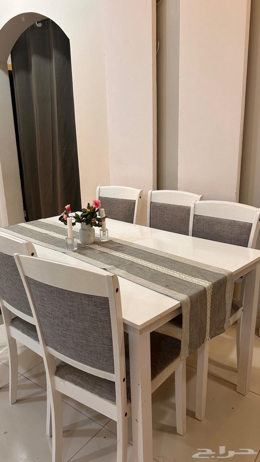 طاولة طعام 6 اشخاص الهفوف64243691759745110