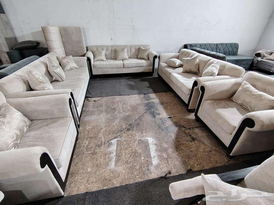 كنب جديد جاهز للبيع64240548372737110