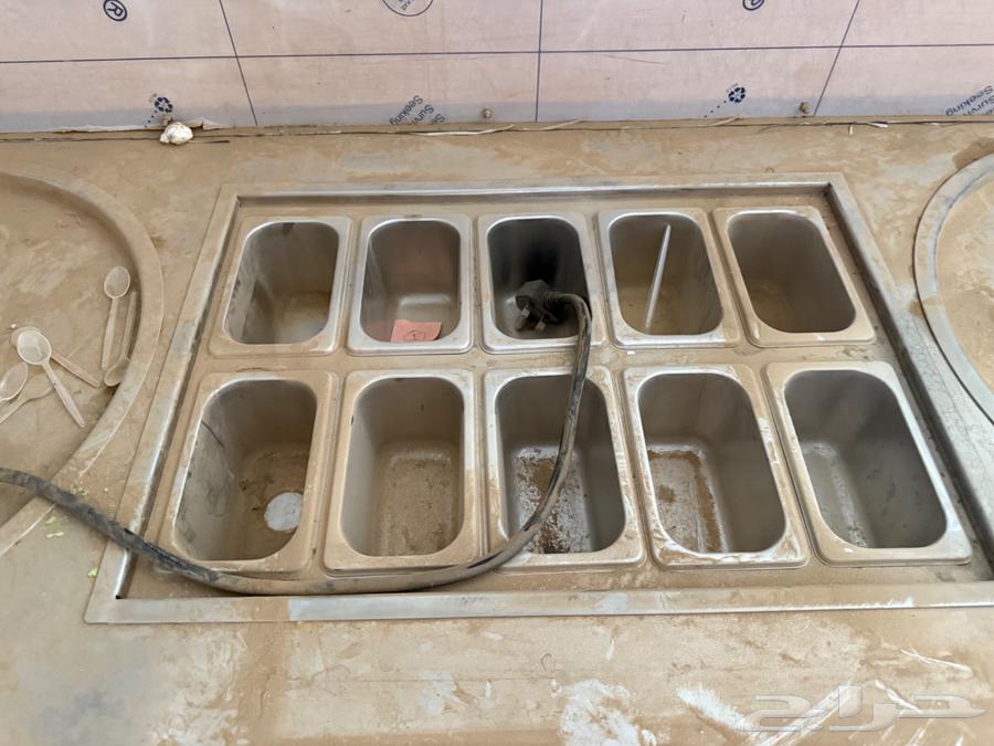 مكينة ايسكريم صاج 2 حوض مع حوض نكهات64246299704577110
