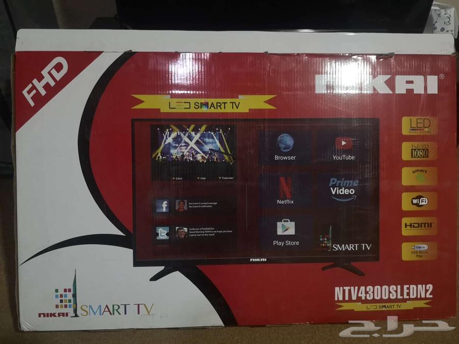 شاشة ليد 43 بوصة سمارت جديدة زيرو تقريبا لم تستخدم64250753972226111
