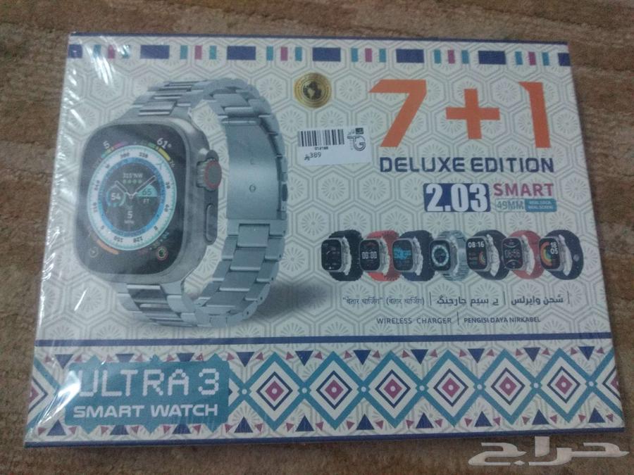 ساعة يد شبيهة ابل جديده لم تستخدم64235325687425110