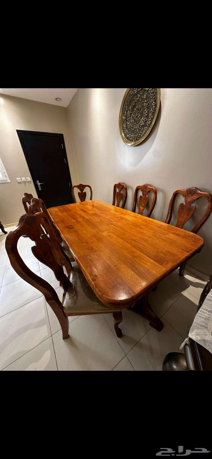 طاولة طعام مع 7 كراسي64265318111234111