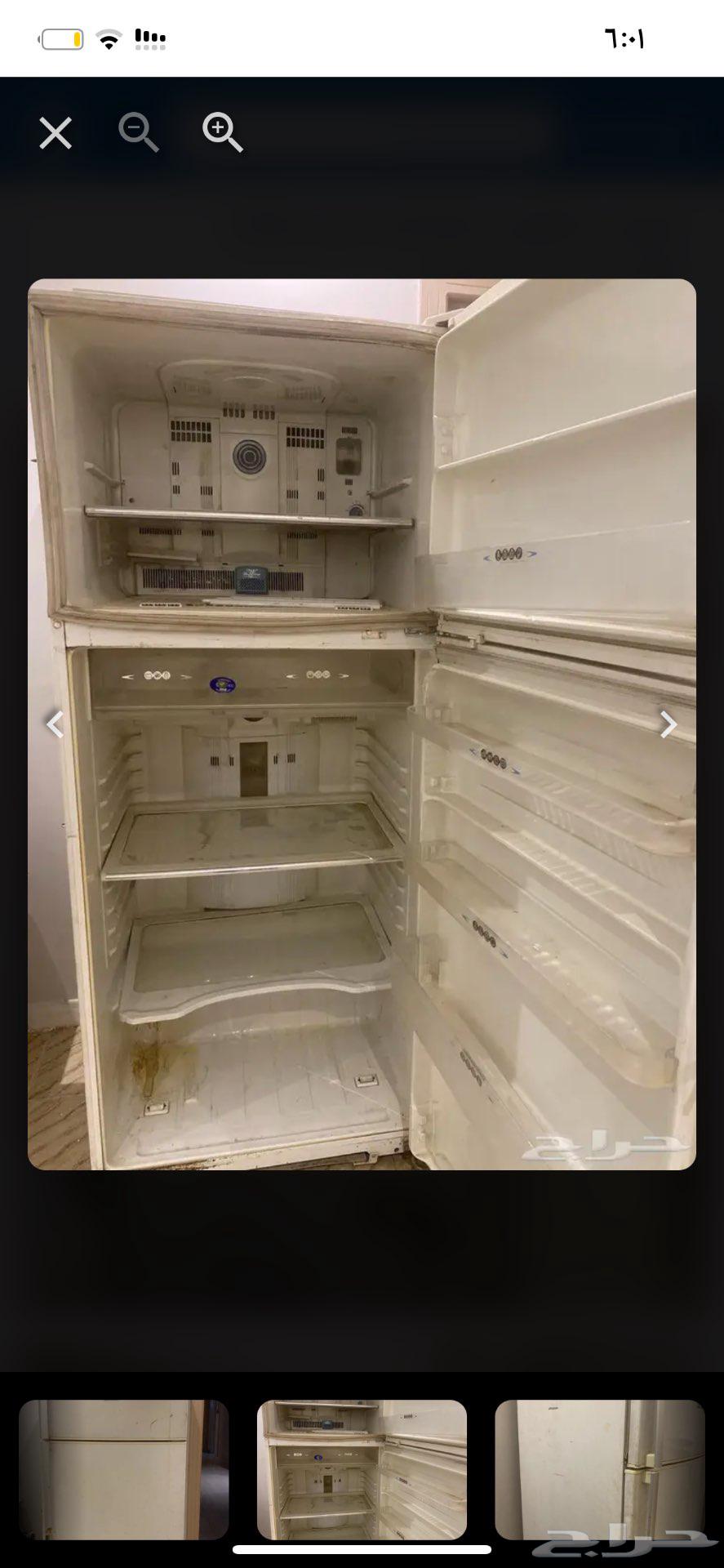 ثلاجه كبيره تشتغل وتبرد زين ب20064261199354881112