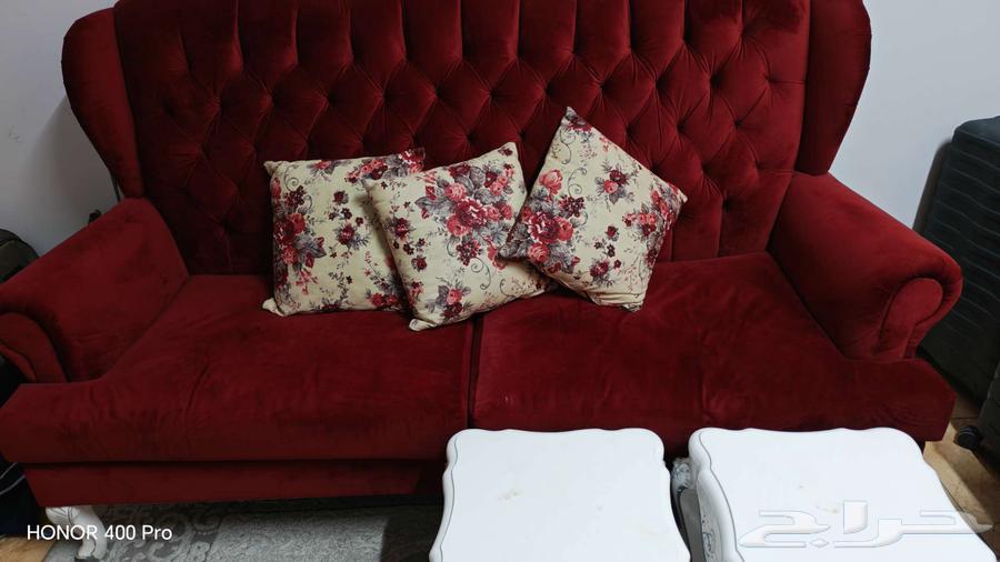 طقم كنب 7 مقاعد بحالة ممتازة للبيع64266501640065113