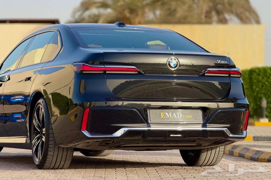BMW 735i M KIT 2023 اسود خليجي تحت الضمان64443628442499114