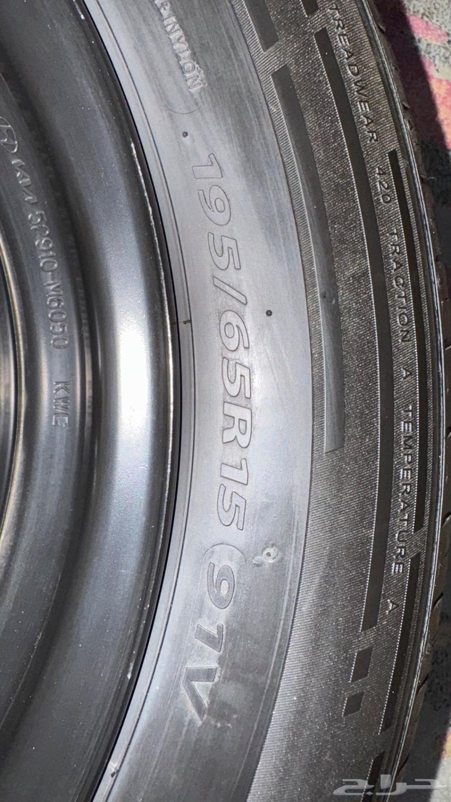 جنوط حديد مقاس 15 اصلية جديدة استخدام شهر فقط64465409492737113