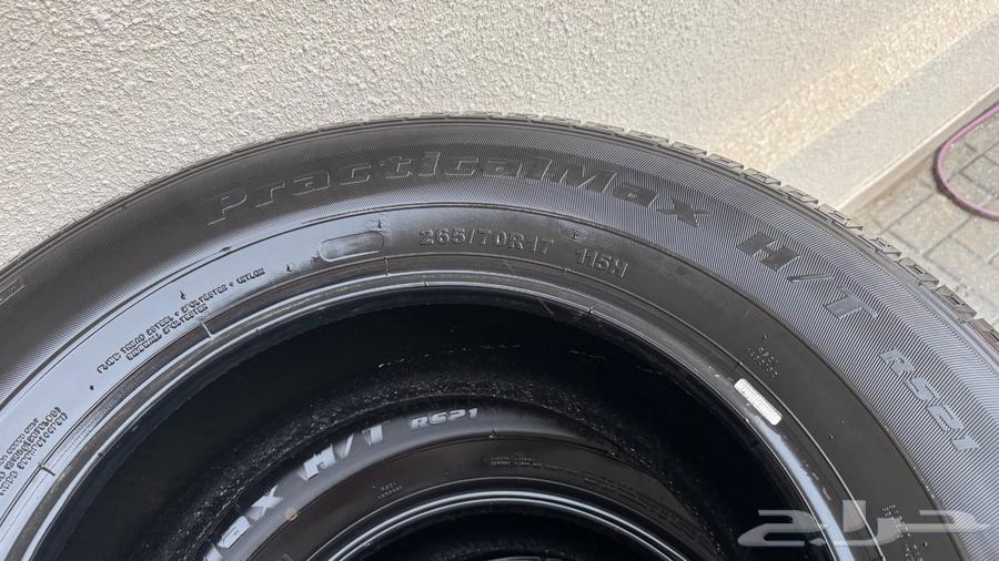 طقم كفرات اف جي مستخدم نظيف مقاس 265 70R1764466136920578114