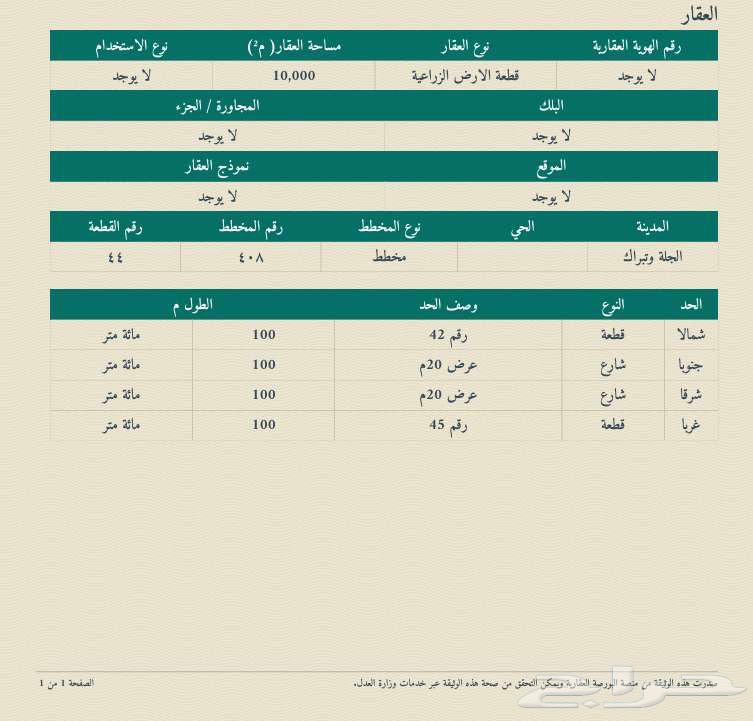 أرض زراعية للبيع في شمال الجلة63614094080259112