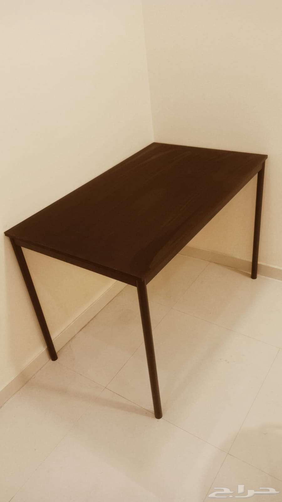 IKEA Wooden Table and Chair Only 200 SAR (Negotiable)64326878044545111
