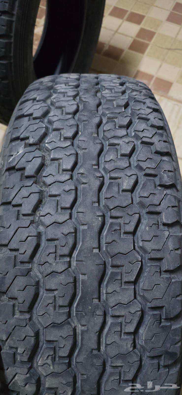 للبيع كفرات دنلوب 16 70 27564454082320002110